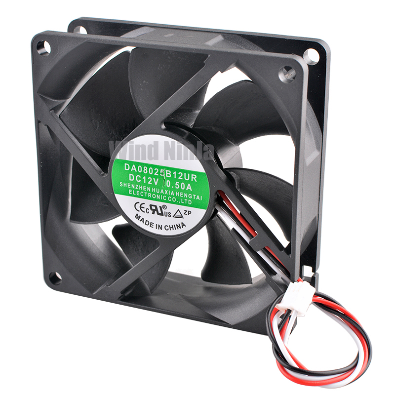 Pc Case Fan - 8cm Çift Bilyalı Rulmanlı Soğutma Fanı