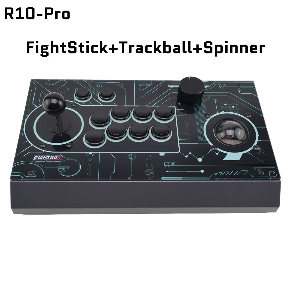 Joystick Pc Gaming - FightBox R10-PRO Arcade Fight Stick, Trackball