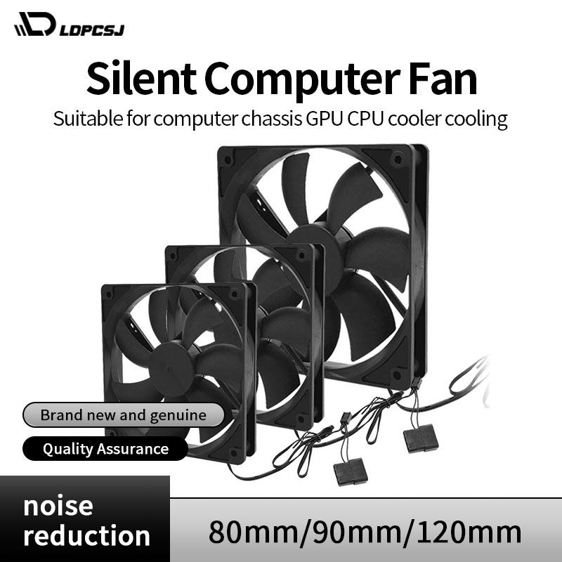 Pc Case Fan - 80mm 90mm 120mm Sessiz Bilgisayar Fanı