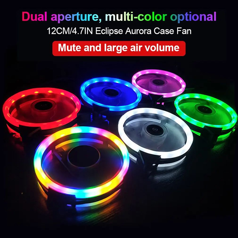 Argb Case Fan - 12 cm Aurora Çift Taraflı Aydınlatmalı