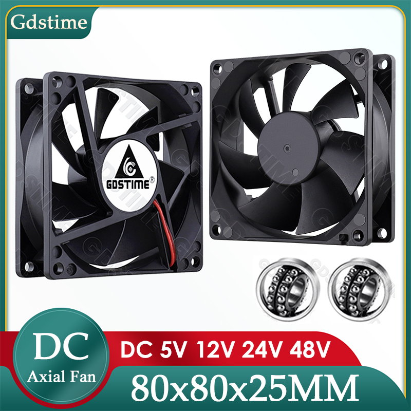 Pc Case Fan - Gdstime DC 5V 12V 24V Fan