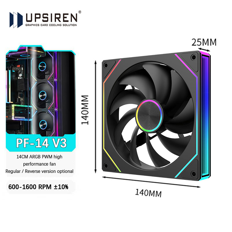Argb Case Fan - UPSIREN PF-14 V3 140mm kasa fanı