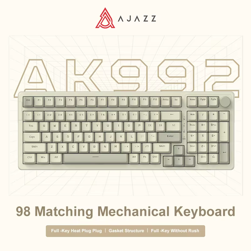 Pc Gaming Fullset - Ajazz AK992 kablolu mekanik klavye 98-Key