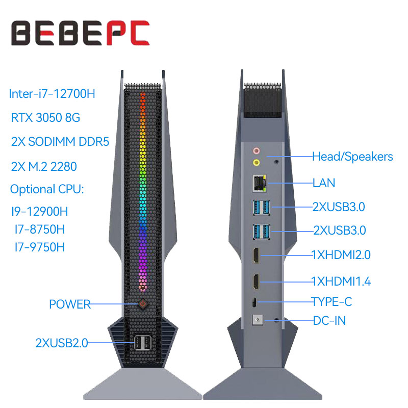 Pc Gaming On Wifi - Intel Core i7-12700H Oyun Mini Bilgisayarı