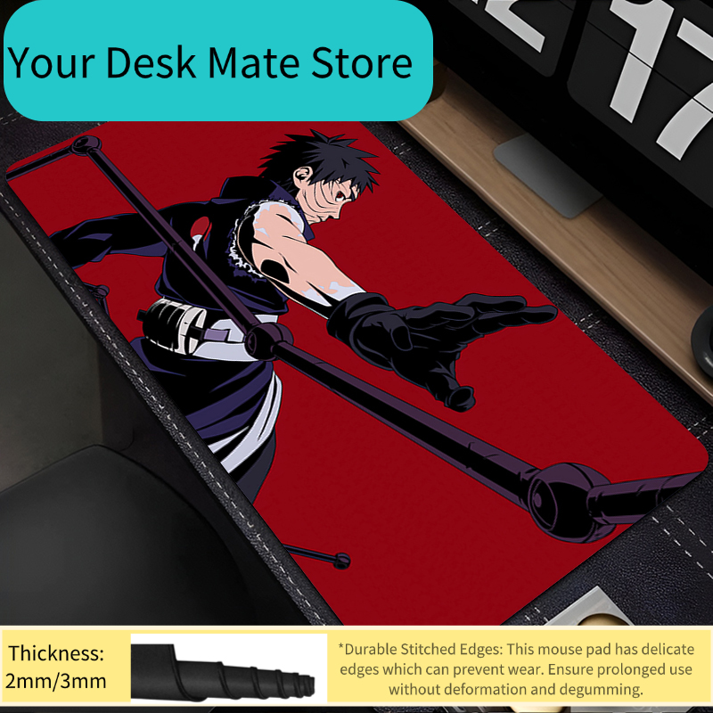 Pc Gaming Naruto - 90x40cm Mouse Pad Anime Naruto Obito