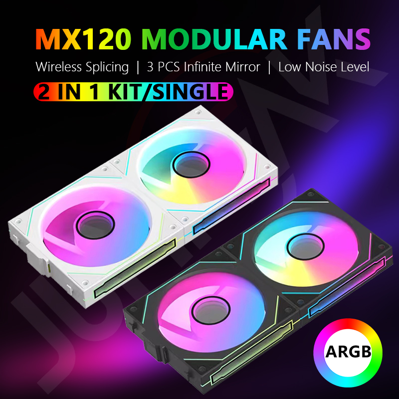 Argb Case Fan - JUMPEAK MX120 240mm modüler kablosuz ekleme