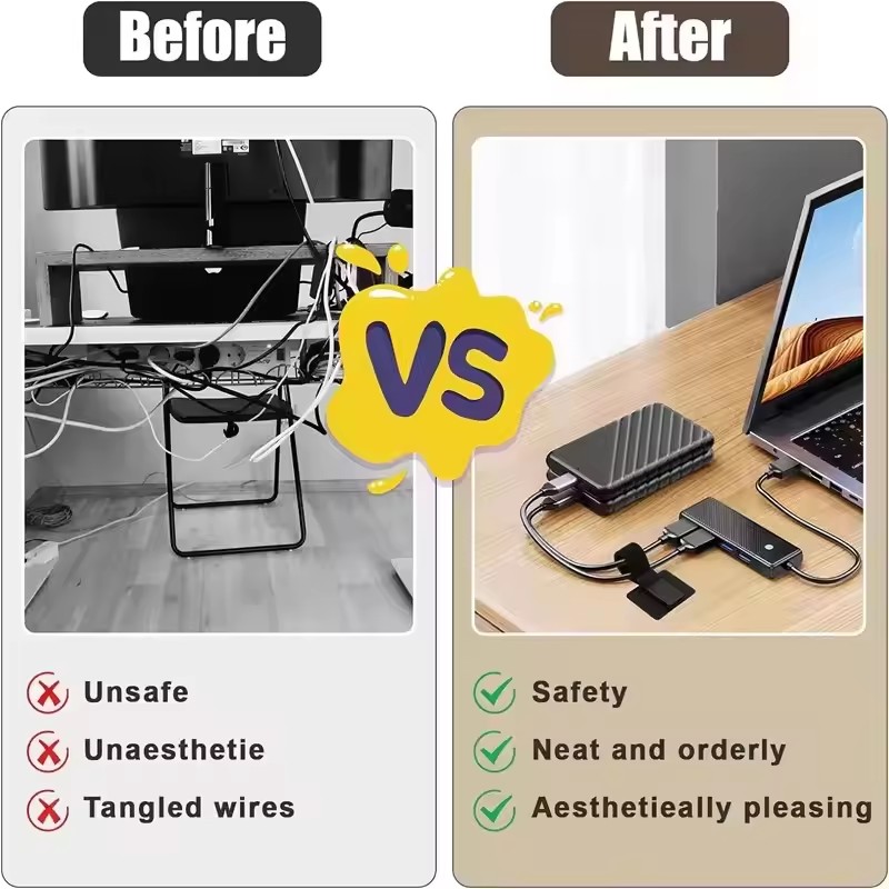 4/20 adet yeniden kullanılabil - Desk Cable Organizer incelemesi ve fiyatı