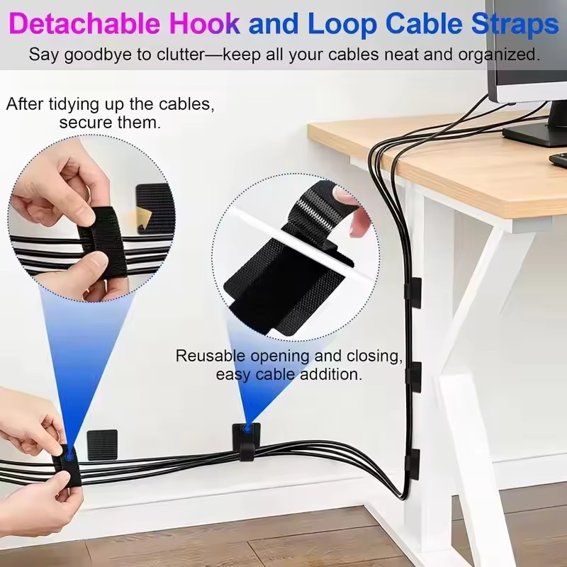 4/20 adet yeniden kullanılabil - Desk Cable Organizer incelemesi ve fiyatı