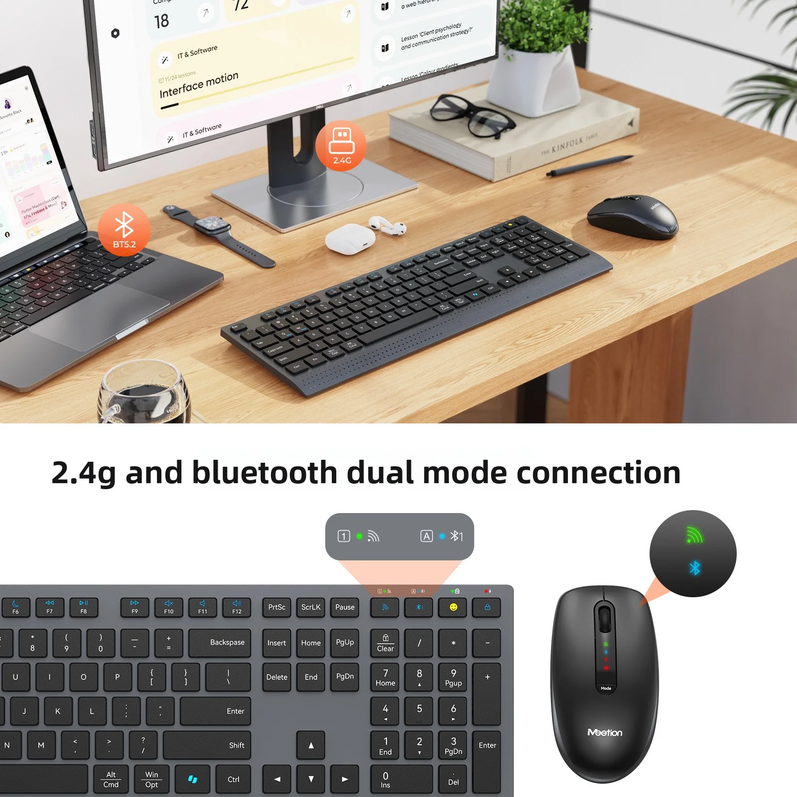 2.4G Bluetooth Çift Modlu Kabl - Pc Gaming Fullset incelemesi ve fiyatı