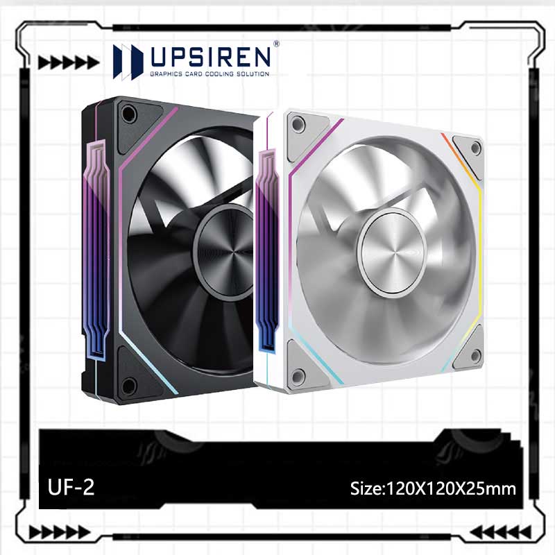 UPSIREN UF-2 prizma 5 PRO bilg - Argb Case Fan incelemesi ve fiyatı