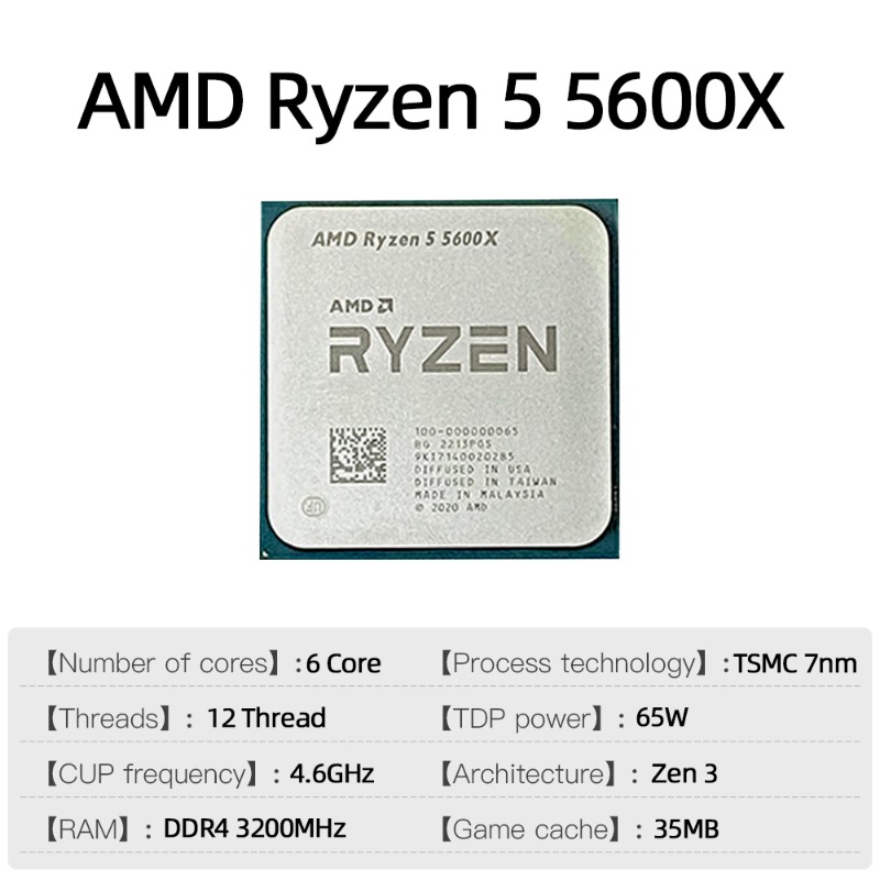 AM4 Soketli İşlemci Ryzen 5 56 - Pc Gaming Watt incelemesi ve fiyatı