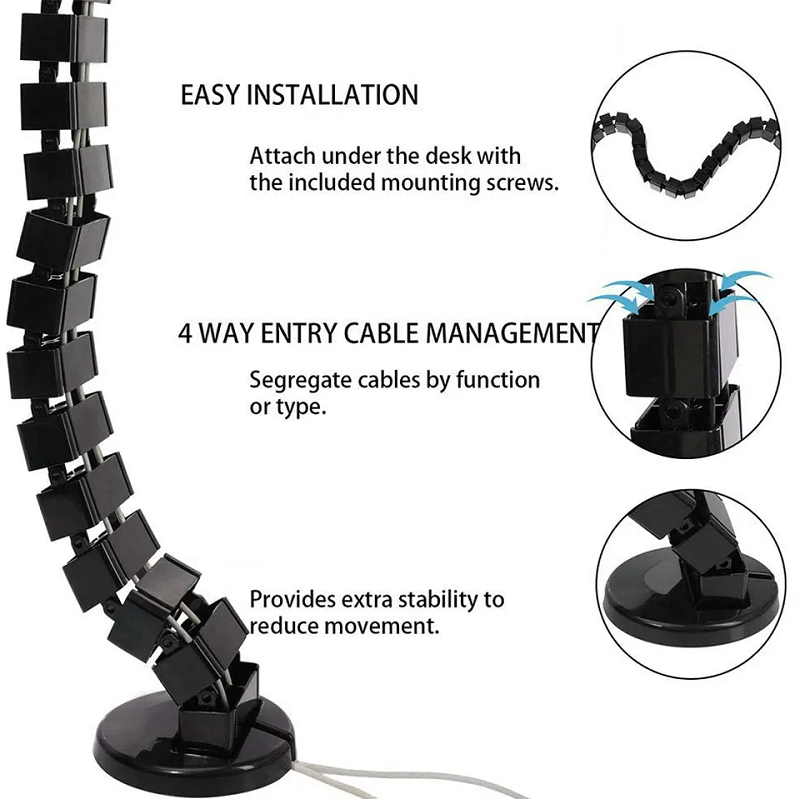 Kablo Düzenleyici Kablo Kanalı - Desk Cable Organizer incelemesi ve fiyatı