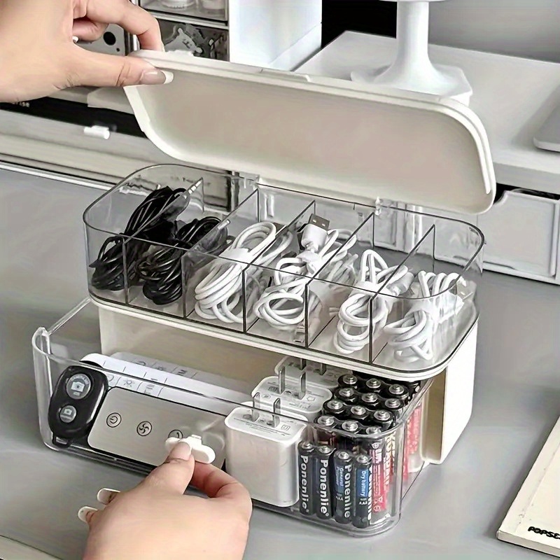 Çift Katmanlı Şeffaf Masaüstü  - Desk Cable Organizer incelemesi ve fiyatı