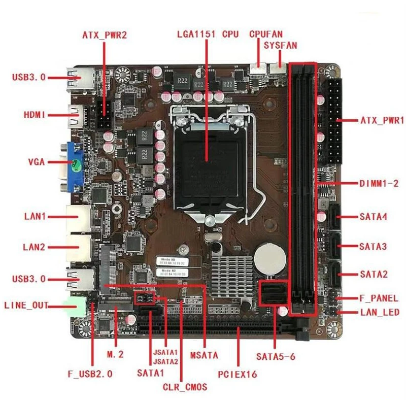 B365 Mini-ITX Anakart LGA 1151 - Pc Gaming Video incelemesi ve fiyatı