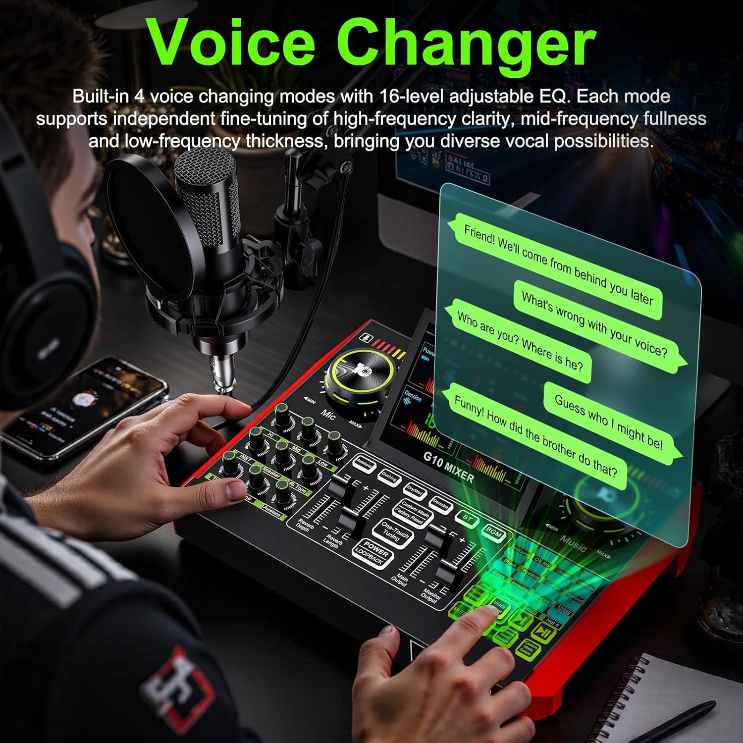 Tenlamp G10 Canlı Yayın Ses Ar - Pc Gaming Video incelemesi ve fiyatı