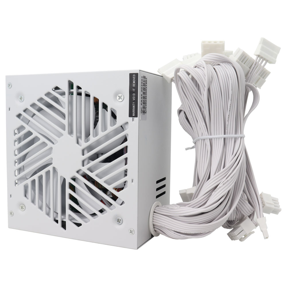 Beyaz 750W PSU Bilgisayar Güç  - Pc Gaming Watt incelemesi ve fiyatı