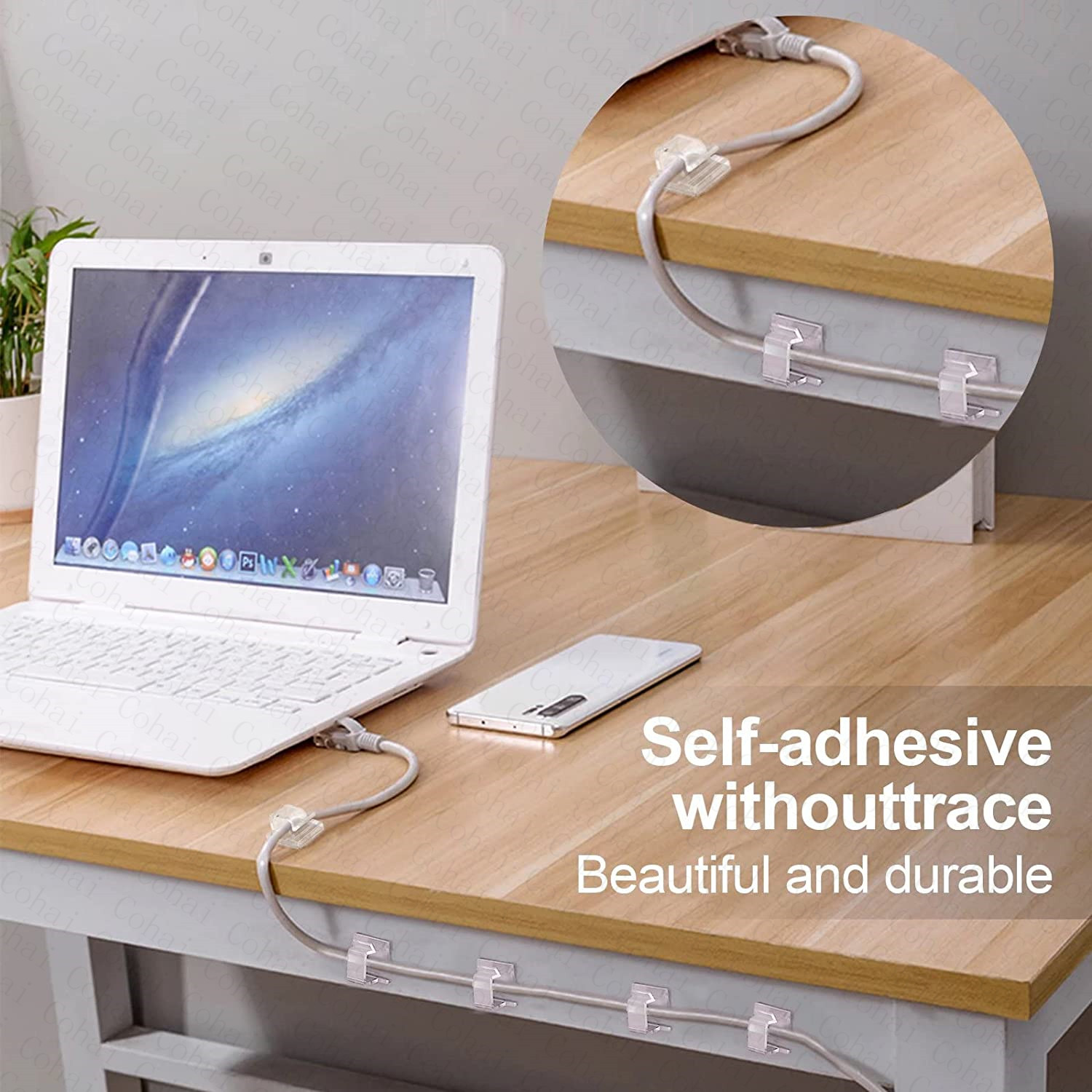 10/20/50 adet kablo düzenleyic - Desk Cable Organizer incelemesi ve fiyatı