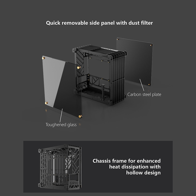 Lovingcool Açık Stil Desteği 2 - Pc Gaming Itx incelemesi ve fiyatı